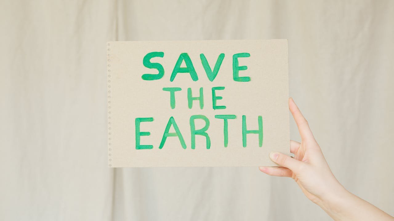 Save the earth sing