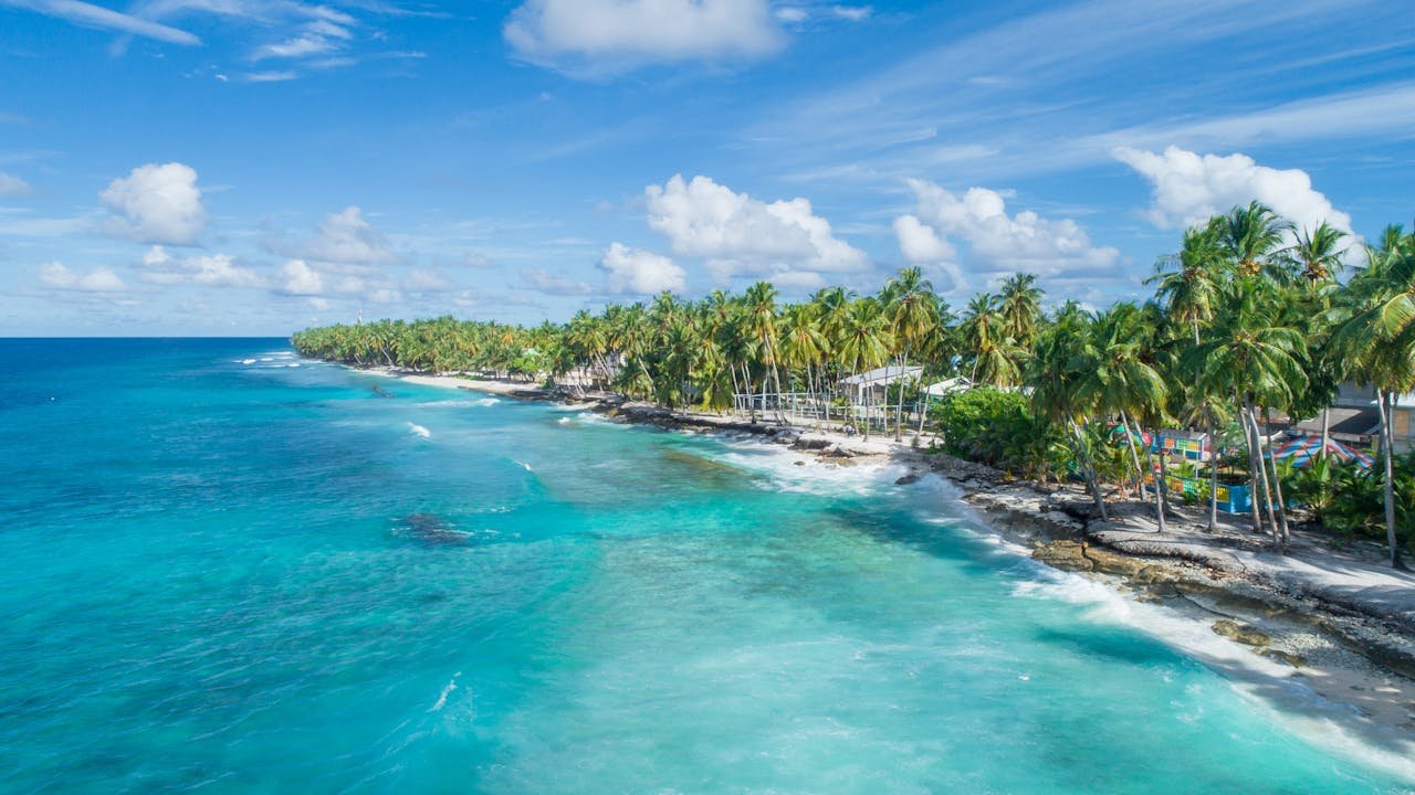 Beautiful coastal beach