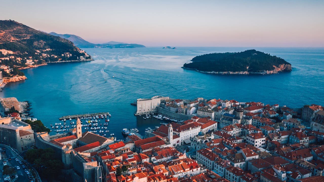 Dubrovnik city in Croatia