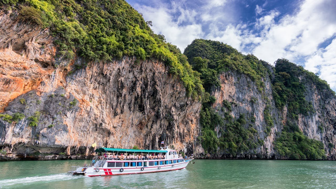 Tourist on Thailand island